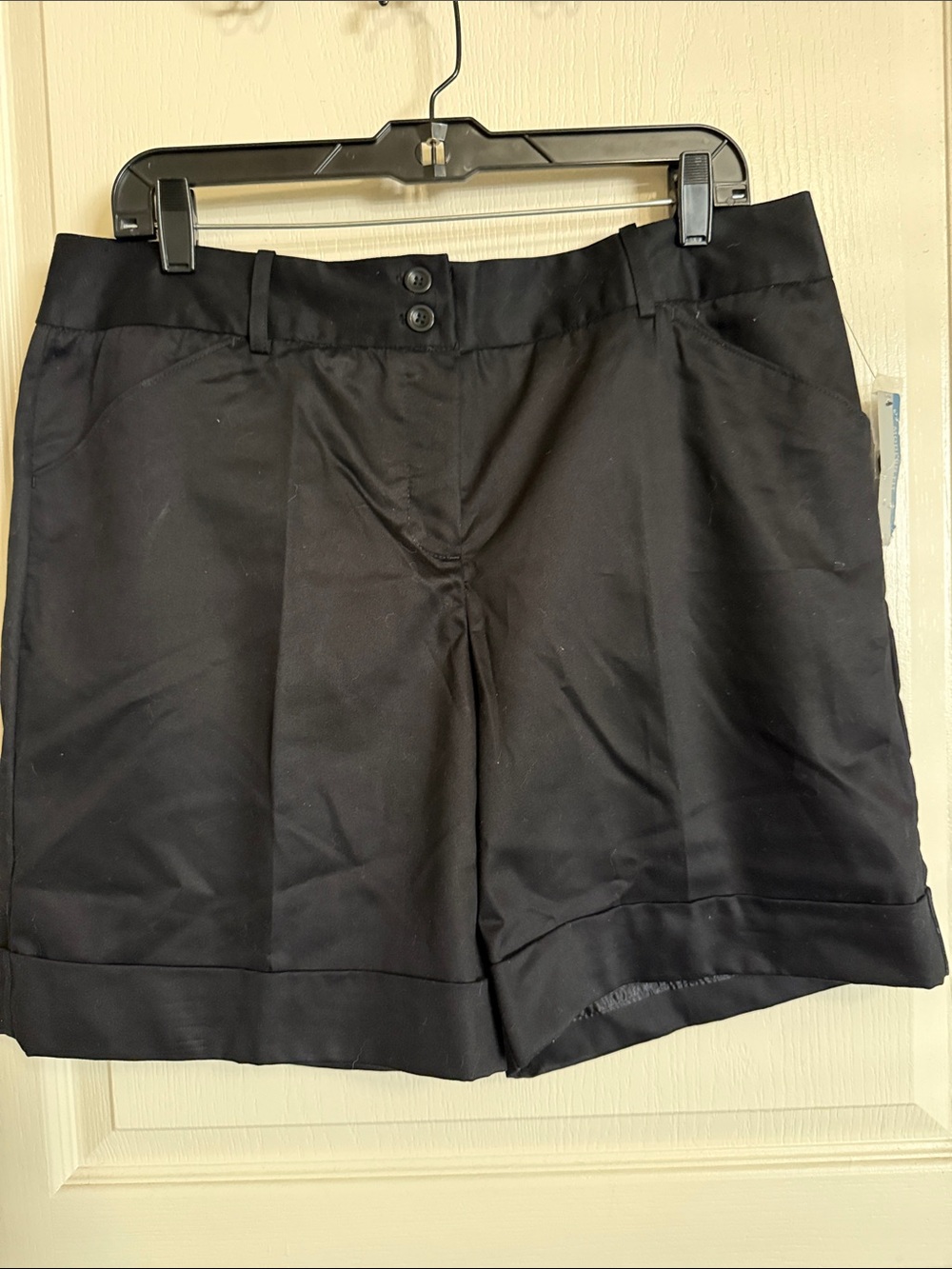 Worthington Classic Black Women's Dress Shorts sz 12 NWT